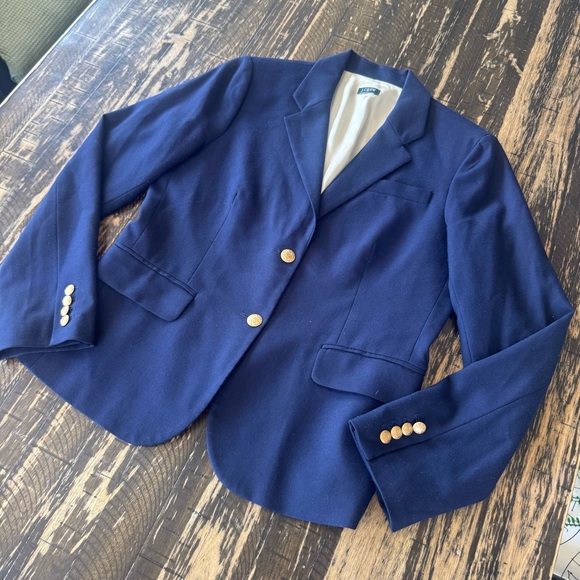 💫 J.Crew Navy Structured Blazer – Size 6 (Based on Measurements) - Picture 15 of 17
